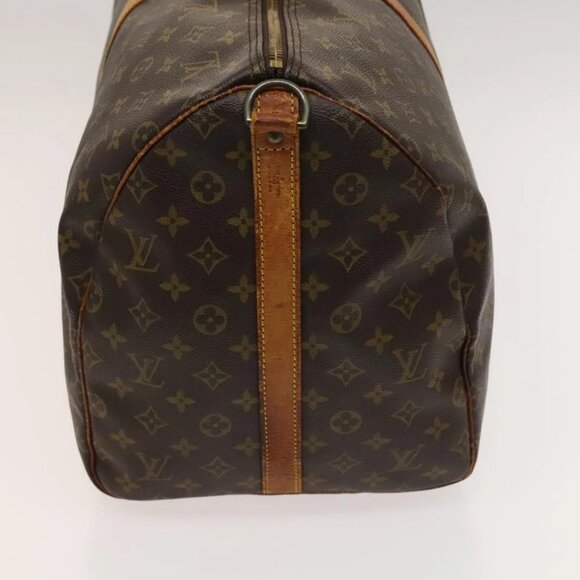 LOUIS VUITTON Monogram Keepall Bandouliere 55 Boston Bag - Picture 4 of 16